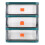1St Multifunctionele PP Opbergbox Met Lade, Groen, Compact En 1