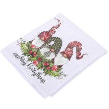 1Witte Kersthanddoek Van Stof Geschikt Voor Baby En