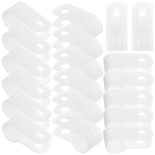 1000St Flexibele Koordclips Voor LED Verlichting En