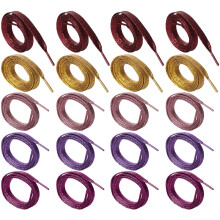 10Paren Modieuze Platte Gekleurde Glitter Schoenveters Sport