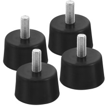 4St Verstelbare Meubelpoot Rubber Voor Meubelnivellering