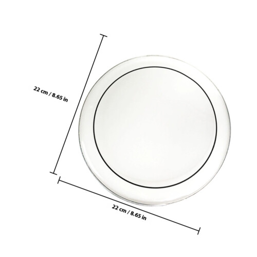 1Veelzijdig Drumvel Transparant Aluminium Drumaccessoire 1