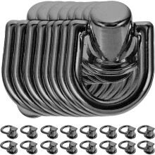 40Sets Zakhardware Met D-Ring Klinknagels Voor DIY Leren Accessoires