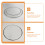 1Veelzijdig Drumvel Transparant Aluminium Drumaccessoire 5