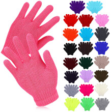 24Paren Full Finger Gebreide Kinderhandschoenen Diverse Kleuren