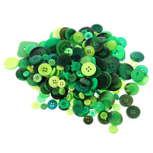 1Set Multifunctionele Groene Knopen Voor Kleding En Handwerk