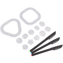 1Set Slijtvaste Wanhua Tekentemplate Ruler Voor Tekenen En
