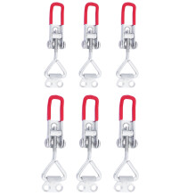 6St Heavy Duty Ijzeren Deursluiting Met Verstelbare Toggle Clamp