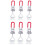 6St Heavy Duty Ijzeren Deursluiting Met Verstelbare Toggle Clamp 1
