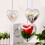 10St Fillable Hartballen Van Plastic Voor Bruiloft En Kerst 10