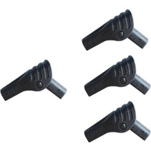 Stück schwarze 8,5-mm-Zeltstangenverbinder, faltbare Gelenke, Nylonadapter