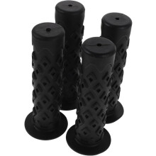 4 st halkfria mountainbike-styrhandtag med robust plastmaterial, ergonomisk låsdesign