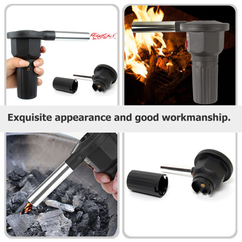 Handheld Camping Bbq Luchtblazer Duurzaam ABS 2