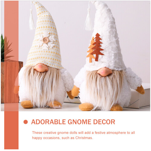 Handmade Stoffen Gnome Pop Voor Tafelversiering 2