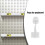 Stevige Witte Haken Voor Pegboard En 4