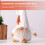 Handmade Stoffen Gnome Pop Voor Tafelversiering 8