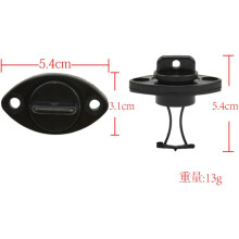 4-teiliges Kajak-Ablassstopfen-Set, Boots-Ablassventil-Set, schwarz, universell, Marine-Schraubstopfen