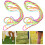 2St Kinder Springtouw Nylon Met Rubber Handvatters Buiten 7