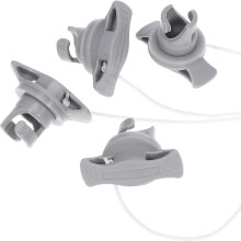 Lot de 4 bouchons de valve résistants à l'usure pour kayak, bouchons de valve d'air professionnels remplaçables pour bateau