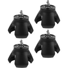 Récupérateur de balles de golf portable en plastique (lot de 4) pour grip de putter