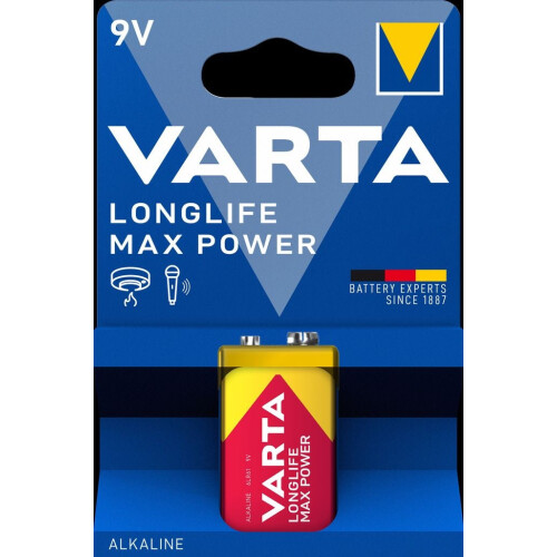 Baterie VARTA Longlife Max Power 9V
