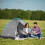 Campingzelt, Grau, 2-Personen, Wasserdicht 1