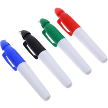 4pcs Golf Ball Alignment Tool Set with Reusable Plastic Ball Markers and Clip Stencils