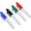 4pcs Golf Ball Alignment Tool Set with Reusable Plastic Ball Markers and Clip Stencils 1