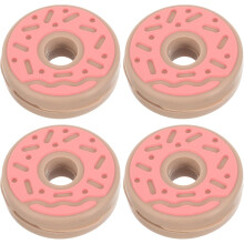 Tennis Racket Vibration Dampeners Designed to Increase Comfort and Consistency Silicone 4pcs Pink