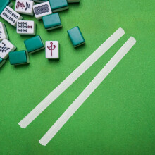 4 stuks mini Mahjong tegelhouders voor beginners, plastic tegelhouders met sleufontwerp, comfortabel speelaccessoire