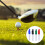 4pcs Golf Ball Alignment Tool Set with Reusable Plastic Ball Markers and Clip Stencils 7