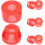 Ensemble de 8 protections antichoc rouges en PU pour skateboard 1