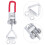 6St Heavy Duty Ijzeren Deursluiting Met Verstelbare Toggle Clamp 5