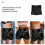 1Zwarte Glinsterende Glitter Shorts Elastische Shorts 5