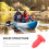 2St Flexibele Silicone Drain Plug Voor Kayak, En Boot Rood 6