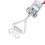 6St Heavy Duty Ijzeren Deursluiting Met Verstelbare Toggle Clamp 6