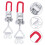 6St Heavy Duty Ijzeren Deursluiting Met Verstelbare Toggle Clamp 7