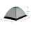 Campingzelt, Grau, 2-Personen, Wasserdicht 4