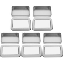 5 stuks opbergdozen met venster voor gamekaarten (88x60x18mm) voor het verzamelen van ruilkaarten en kleine accessoires.