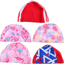 5er-Pack wasserdichte Badekappen für Jungen und Mädchen, Badekappen mit Cartoon-Muster für Jungen und Mädchen