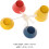 Golf Tees Rubber Bases 5 Sets Winter Use Golf Ball Holders for Training and On-Course Play 4