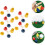 Golf Tees Rubber Bases 5 Sets Winter Use Golf Ball Holders for Training and On-Course Play 5