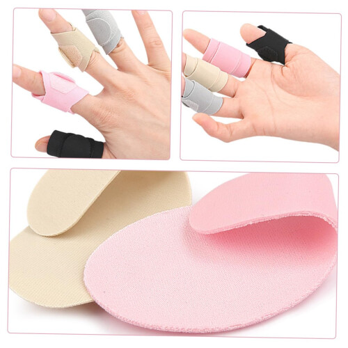 pares de férulas ajustables para dedos con correas de protección. 2