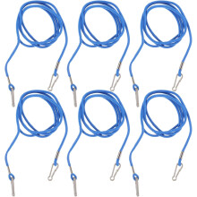 Lot de 6 pinces pour gants et moufles de ski pour garçons et filles, avec sangle élastique, idéales pour les sports d'hiver en extérieur.
