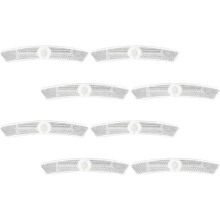 Lot de 8 réflecteurs blancs pour rayons de vélo adulte - Bandes réfléchissantes de sécurité pour les roues - Randonnée nocturne en montagne