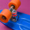 Ensemble de 8 protections antichoc rouges en PU pour skateboard 7