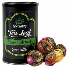 Green Touch Tea Sæt 10 x Blomstrende Te Dåse