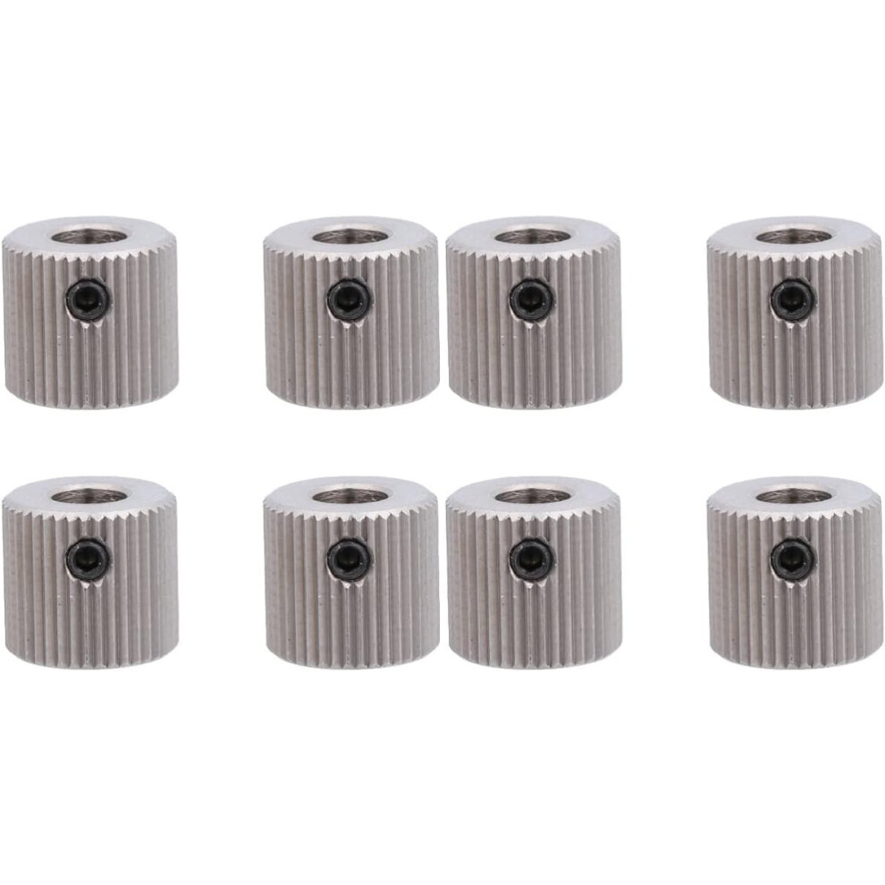 Photos - Printer Part HKHBJS 8pcs Teeth Drive Gear Stainless Steel Extruder Wheel for Printer Accessories Feed Wheel Inner Hole 