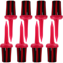 8 Stück 62 mm Golf-Tees aus Kunststoff, Golfballständer, kleine Stifte, Halterungen, Spikes für Driving Range und Golfplatz