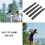 4pcs Replaceable Carbon Fiber Golf Shaft Extenders Set, Lightweight Putter 3